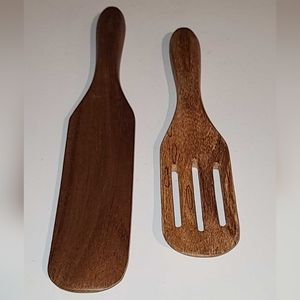 Mad Hungry 2-piece Bamboo Spurtle Set, New In Box QVC